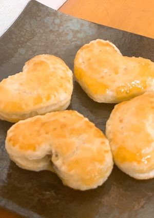 簡単♡ハートのチョコパイ♡-レシピのメイン写真