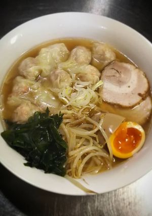 海老とホタテ貝の雲呑(*≧∀≦*)-レシピのメイン写真