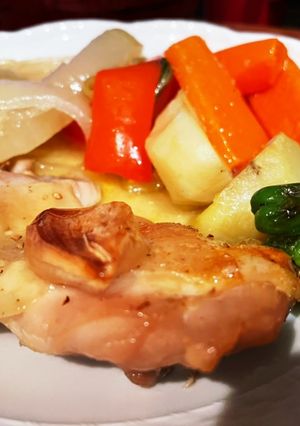 お野菜いっぱい☆グリルチキン-レシピのメイン写真