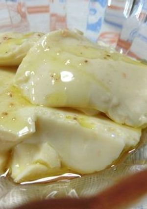 お豆腐感覚で食べる☆ とろん豆乳ゼリー-レシピのメイン写真
