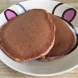 甘すぎないチョコ味のホットケーキ♡
