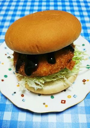 幸せ♡クリームコロッケバーガー♡-レシピのメイン写真