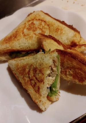 手作り食パンで簡単なホットサンド-レシピのメイン写真