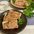 ひき肉をのせた☆油揚げのパリパリ焼き