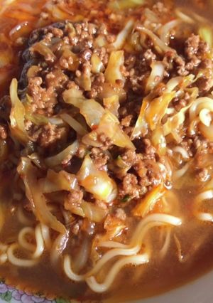 自信有り！台湾ラーメン風キャベツもやし入-レシピのメイン写真