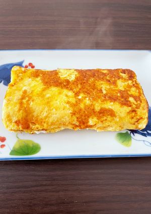 めんつゆで作ってみた！たまご焼き！-レシピのメイン写真