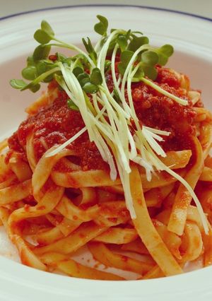 トマトクリームパスタ-レシピのメイン写真
