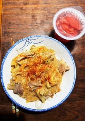 卵餡掛けで★☆ぶっかけ温饂飩-レシピのメイン写真