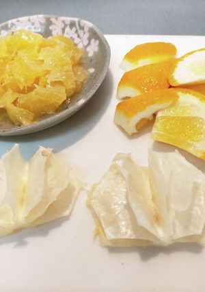 簡単!早い!甘夏や八朔の皮のむき方-レシピのメイン写真
