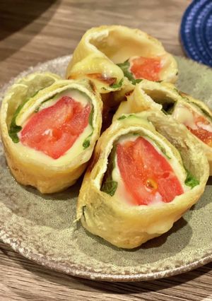 油揚げトマトしそチーズ巻き-レシピのメイン写真