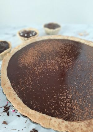 簡単生チョコレートたっぷりバナナタルト-レシピのメイン写真
