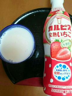簡単 飲むヨーグルト いちご味-レシピのメイン写真