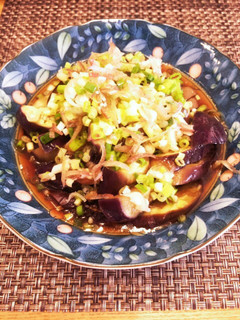 レンチンでなすポン酢の薬味のせ-レシピのメイン写真