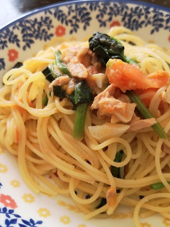 トマトとツナとほうれん草のパスタ-レシピのメイン写真