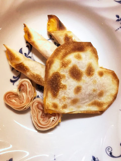 ハートのおつまみ♡しゅうまいの皮で-レシピのメイン写真