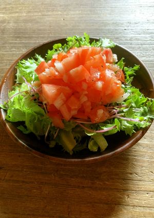 プチファスティング～1日目昼トマトサラダ-レシピのメイン写真