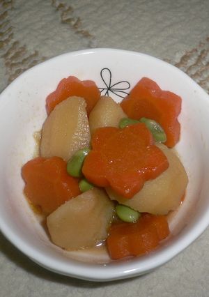 *´－｀)ほんわか人参&じゃが芋の煮物☆-レシピのメイン写真