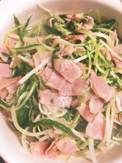 水菜とベーコンの旨炒め-レシピのメイン写真