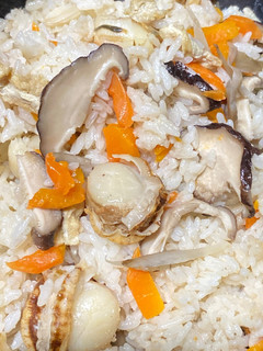 ホタテの炊き込みご飯-レシピのメイン写真