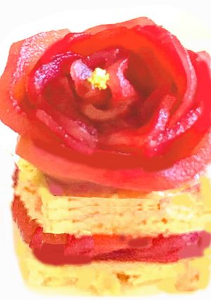 レンジ3分！おからアップルパイ風ケーキ♡-レシピのメイン写真