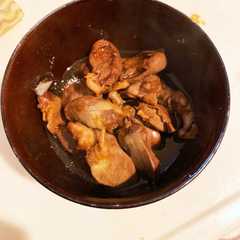 鳥ハートの煮物-レシピのメイン写真
