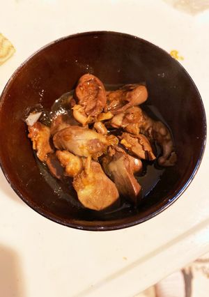 鳥ハートの煮物-レシピのメイン写真