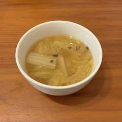 肉味噌と白菜のおみそ汁-レシピのメイン写真