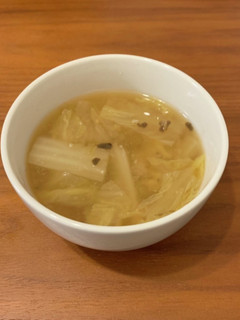 肉味噌と白菜のおみそ汁-レシピのメイン写真