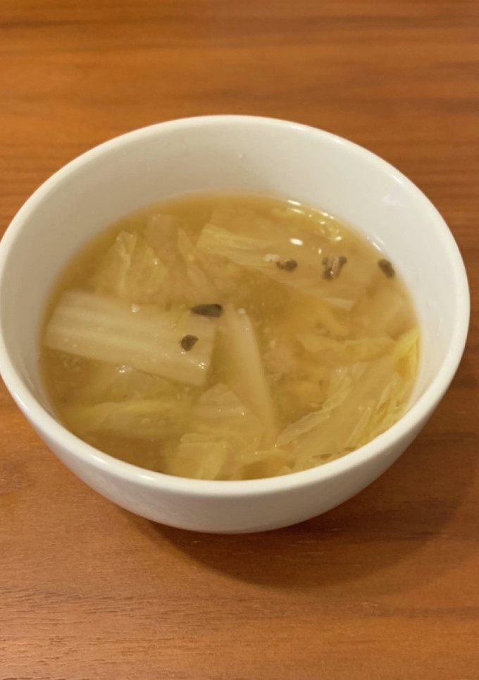 肉味噌と白菜のおみそ汁-レシピのメイン写真