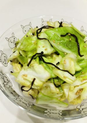 ☆切って揉むだけ簡単やみつきキャベツ☆-レシピのメイン写真