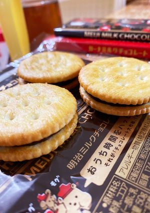 簡単チョコサンドクラッカー-レシピのメイン写真