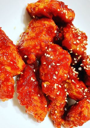 冷凍唐揚げで作るヤンニョムチキン-レシピのメイン写真