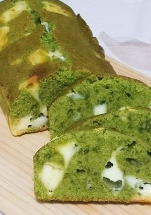 チーズ入り抹茶パウンドケーキ♪-レシピのメイン写真