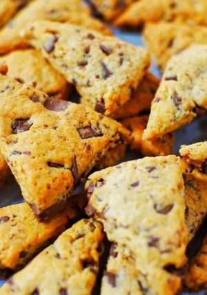 ホットケーキミックスで簡単チョコスコーン-レシピのメイン写真