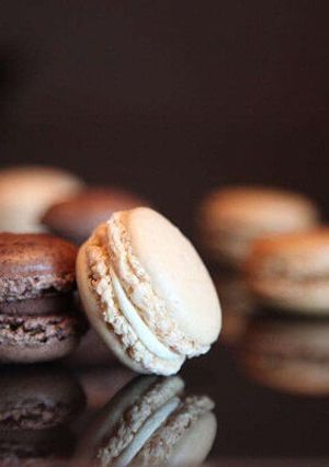 オリーブオイルでチョコレートマカロン-レシピのメイン写真