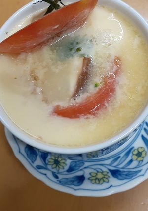 トマトまるごと茶碗蒸し-レシピのメイン写真