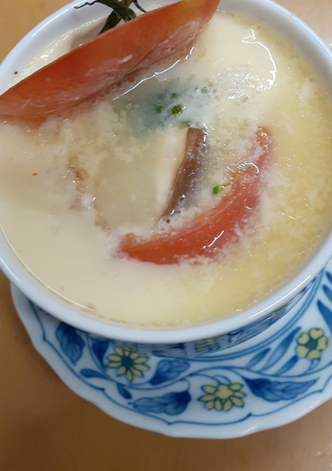 トマトまるごと茶碗蒸し-レシピのメイン写真