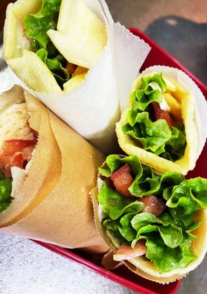 米粉で簡単トルティーヤ(ﾊｲﾛｰﾗｰ風)-レシピのメイン写真