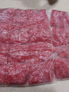 ひき肉を冷凍して時短ブロック-レシピのメイン写真