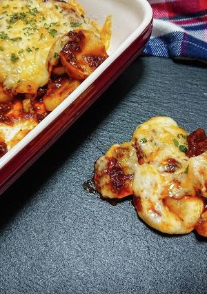 簡単！ほくほく里芋のミートグラタン-レシピのメイン写真