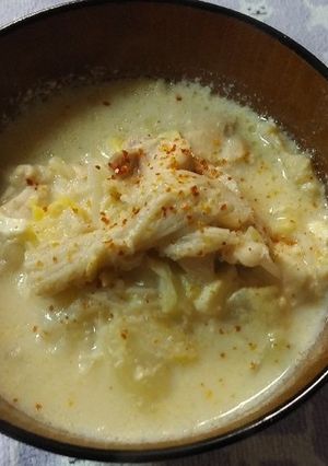 鶏肉白菜あったまるスープ-レシピのメイン写真