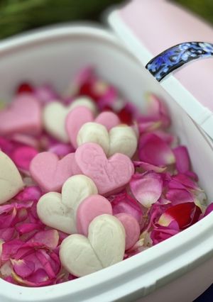 チョコ不要　ピンク一色バレンタイン寿司-レシピのメイン写真