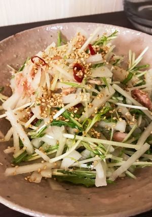 簡単!ヘルシー!大根と水菜のタイ風サラダ-レシピのメイン写真