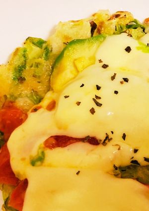 アボカドでクリーミィ洋風お好み焼き-レシピのメイン写真