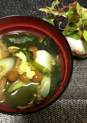 なめこと豆腐のお吸い物-レシピのメイン写真