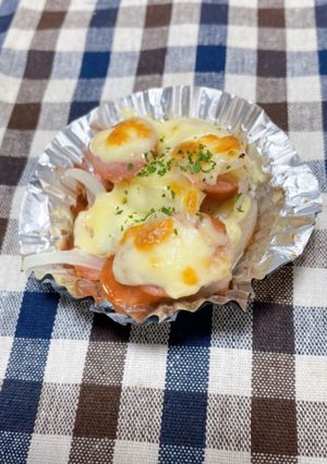簡単レンジで！お弁当に玉ねぎマヨ焼き♡-レシピのメイン写真