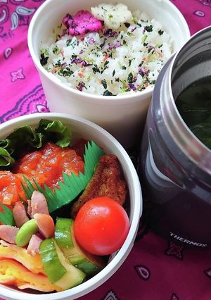 ❜21/2/12 エビチリ弁当-レシピのメイン写真