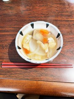椎茸と根菜味噌汁-レシピのメイン写真