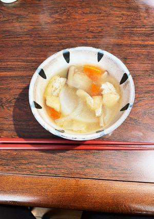 椎茸と根菜味噌汁-レシピのメイン写真