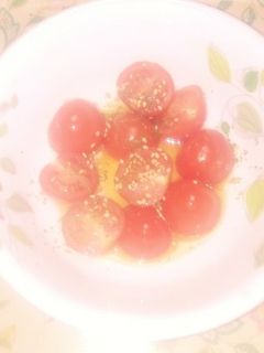 簡単に!ミニトマトの和風サラダ-レシピのメイン写真